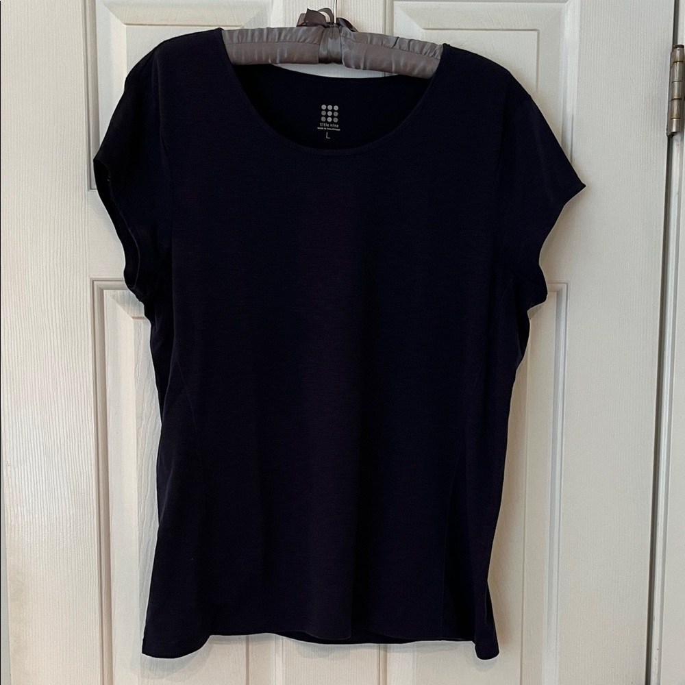 Women's Navy Title Nine T-shirt